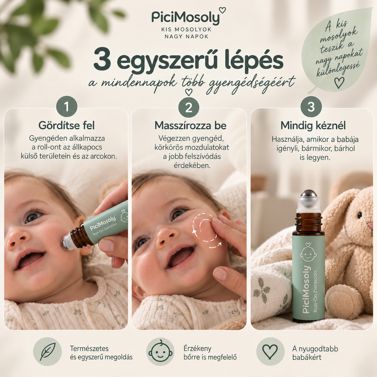 PiciMosoly™ Fogzási Roll-On
